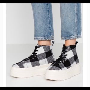 MADDEN GIRL FLANNEL HI TOP